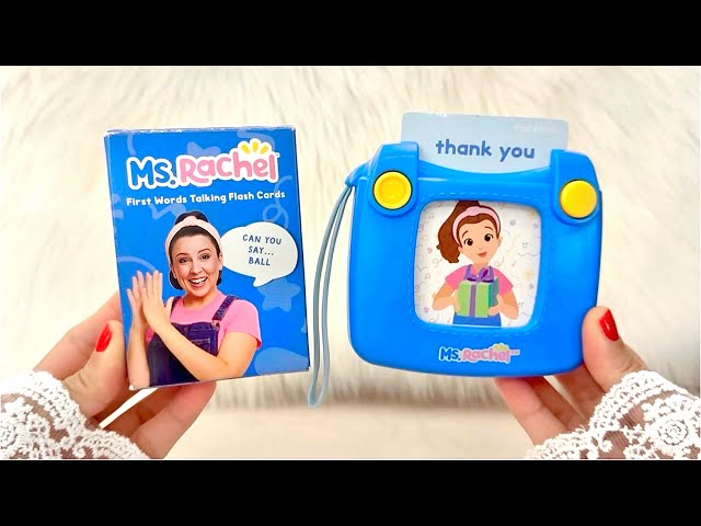 Ms RACHEL First Words Talking Flash Cards | ASMR Satisfying Video Unboxing #msrachel 
