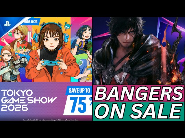 25 Absolute BANGERS On Sale! PSN Tokyo Game Show Sale 2026