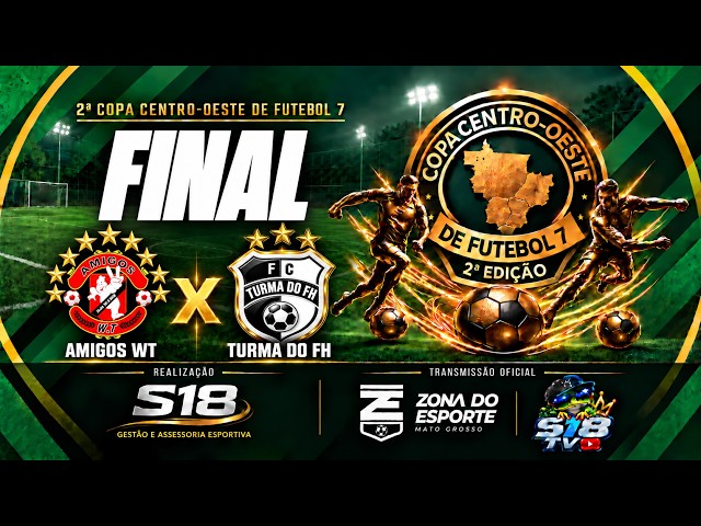FINAL 2º COPA CENTRO-OESTE DE FUTEBOL 7 - AMIGOS WT X TURMA FH
