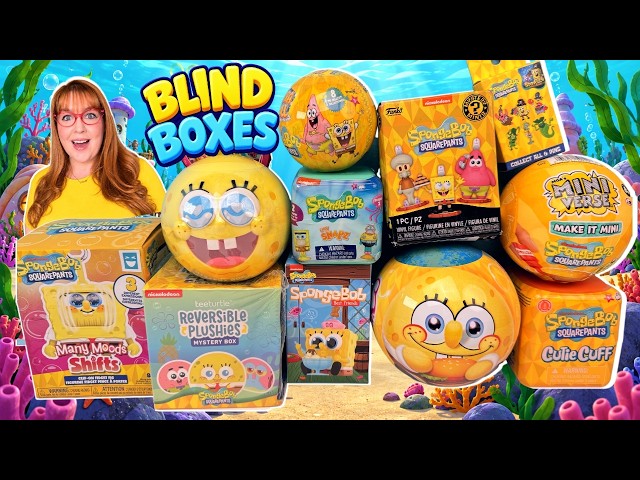 💛 MASSIVE SpongeBob SquarePants Blind Box Unboxing!