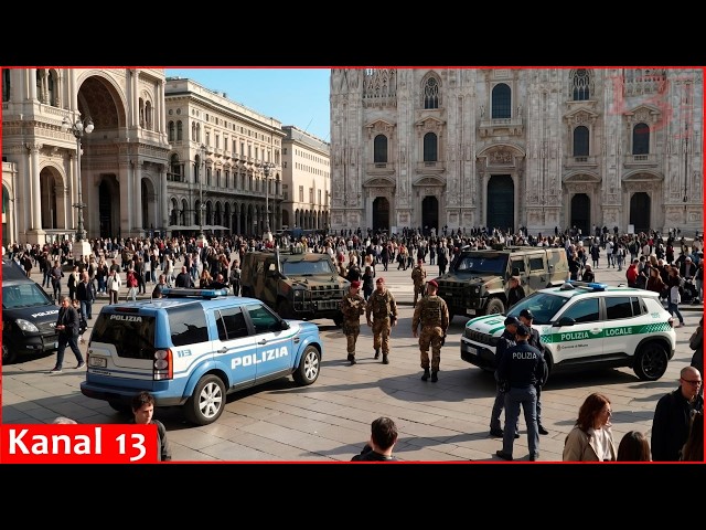 Milan on alert ahead of new protests, soldiers deployed on the streets