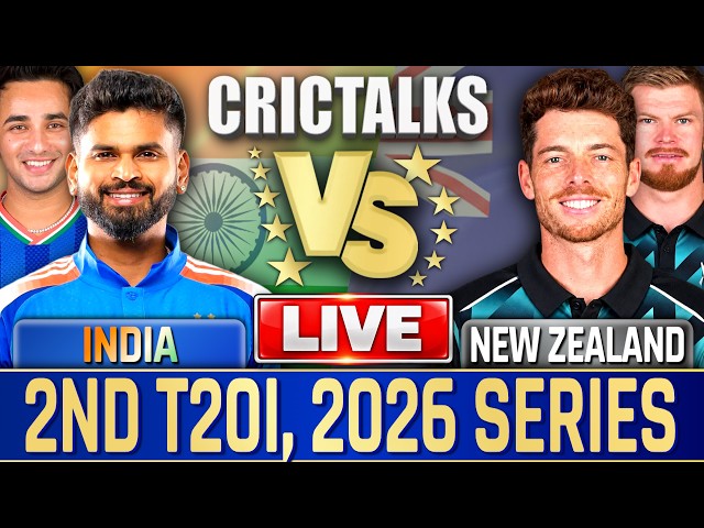 Live: India Vs New Zealand, 2nd T20I, 2026 Series | Live Match Today Score Commentary | CricTalks