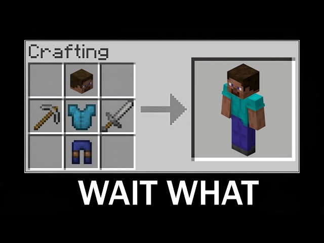Minecraft wait what meme part 201 -  Crafting Steve Mod