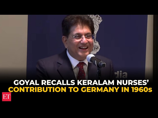 Piyush Goyal shares a moving story: When 6000 Indian nurses built a bridge of trust with Germany