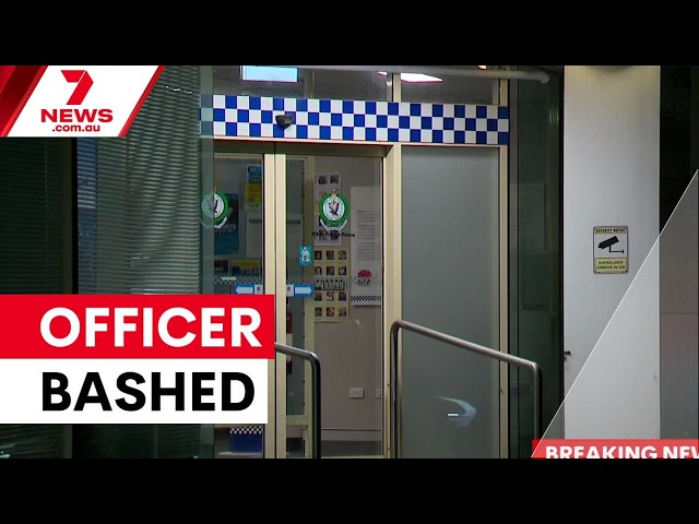 Female police officer bashed at Mascot police station | 7NEWS