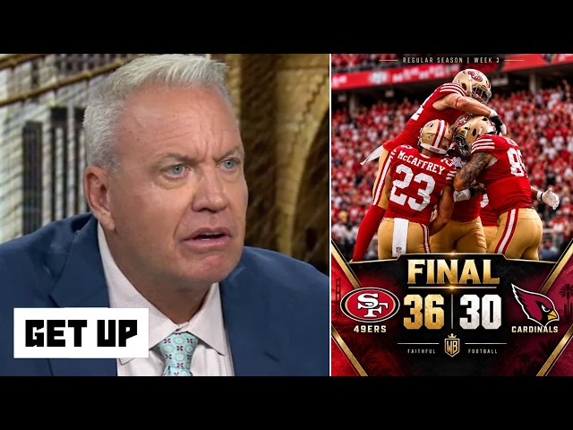 GET UP | "Purdy TAKES OVER" - Rex Ryan reacts to 49ers' 36-30 win over Cardinals