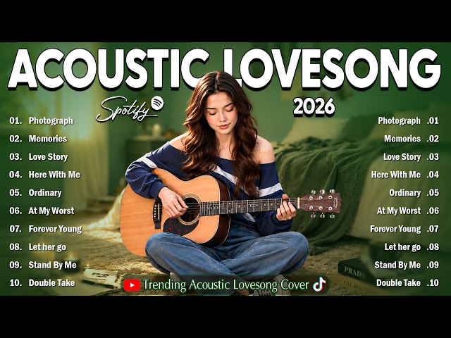 Top Hits Music Spotify 2026🩶|| Chill Healing English Songs -- The Best Trending on Tiktok 2026
