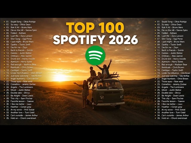 Spotify Hits Music 2026 🎤 | Best 100 English Songs | TikTok Viral Music | New Popular English Songs