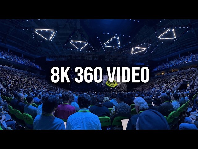 8K 360° | Jensen Huang's GTC Keynote (From the Audience)