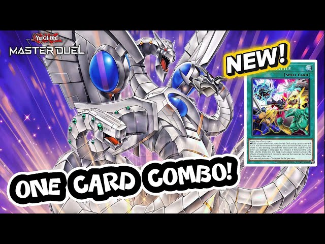 1 CARD = INSANE CYBER DRAGON OTK! This NEW Card Is BROKEN! 🔥💥 [Master Duel]