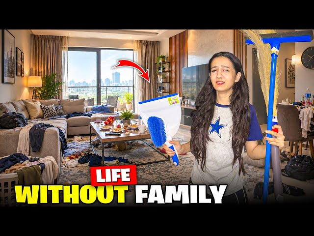 Family Key Bgair Life Mushqill Hogai 😰|Apartment Ki Fridge Khraab 😡| Missing My Family💔 |Sistrology 