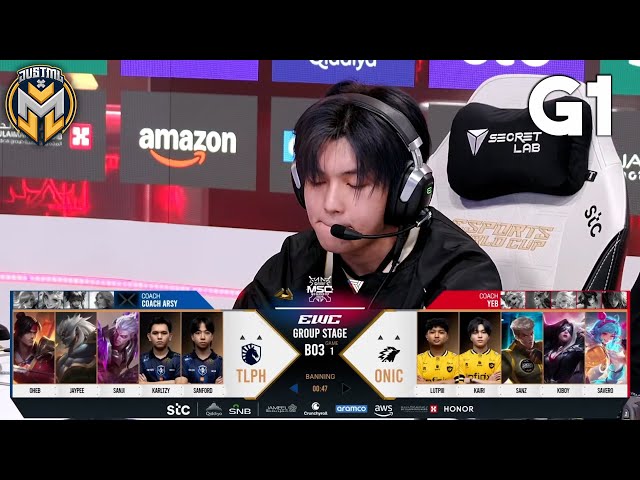 ONIC VS TLPH GAME 1 | GROUP STAGE DAY 3 | MLBB MSC 2025