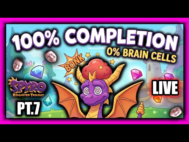 Spyro Reignited "100%" LIVE Let's Play PT.7
