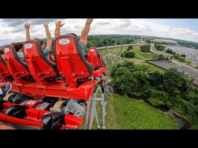 Candymonium POV Hersheypark Roller Coaster [5K HIGHEST QUALITY]