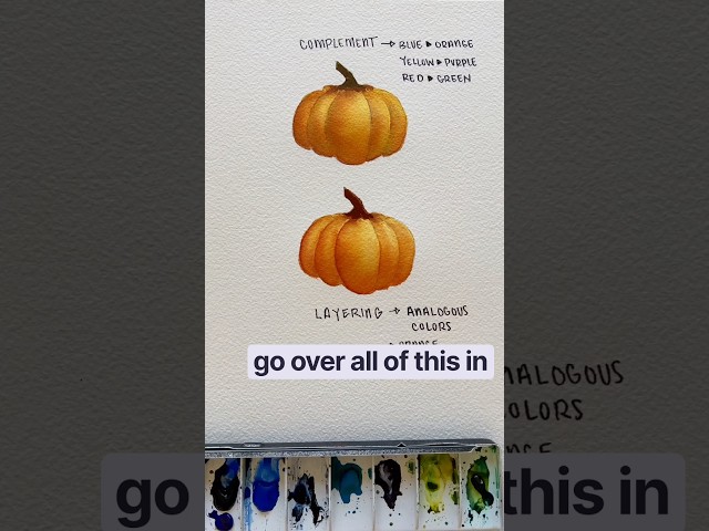 So many ways to paint and use color theory #watercolor #watercolortutorial