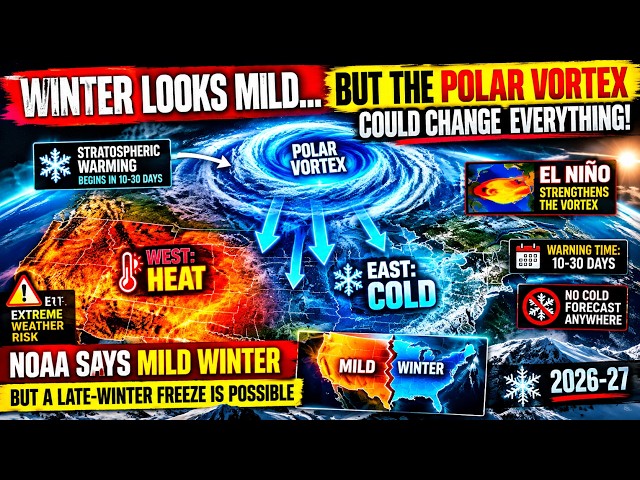 The Winter Forecast Says MILD… But the Polar Vortex Could Change EVERYTHING!