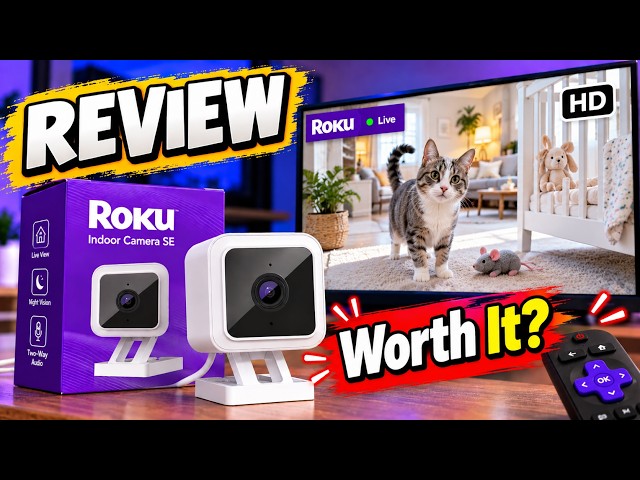 I Tested the Roku Indoor Camera on Phone and TV. Check It Out!