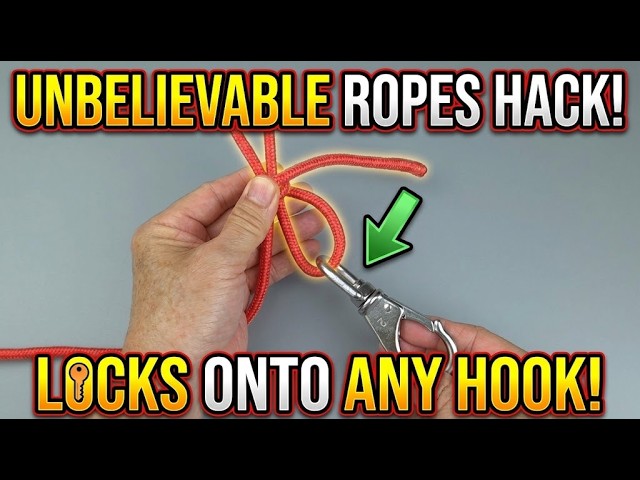 This Double Dragon Rope Hack Locks Onto Any Swivel Snap Hook!