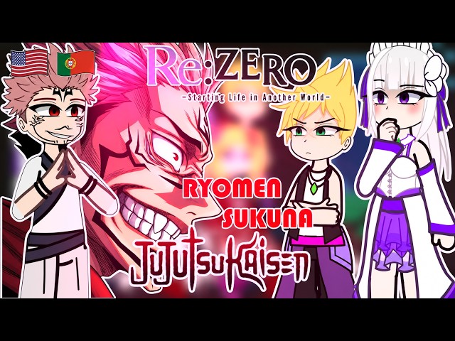 Re:Zero React To Ryomen Sukuna  As Subaru's Brother | Re:zero React | JJK | Gacha React | Gacha Life