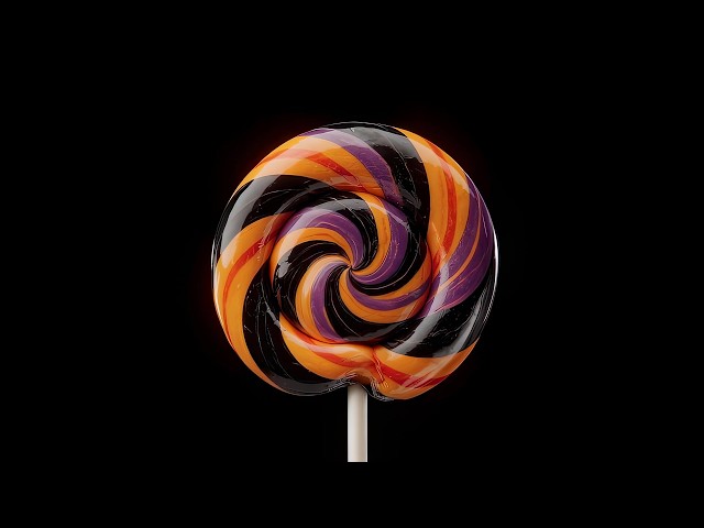 Swirl Lollipop VJ Loop | Halloween Visuals for DJ Sets and LED Walls