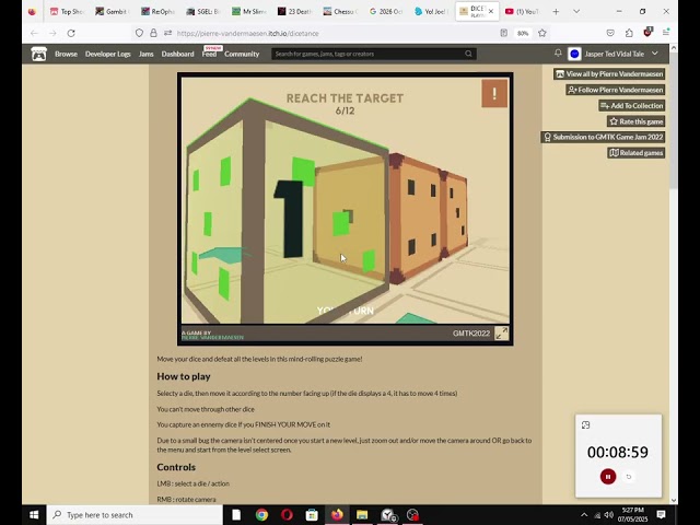 DICETANCE [Browser game]