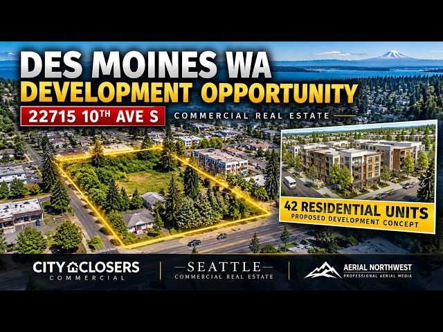 Des Moines WA Development Opportunity | 22715 10th Ave S | Commercial Real Estate