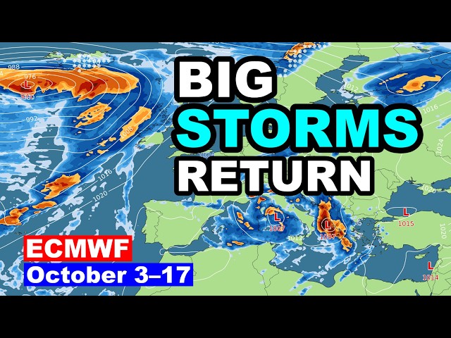 WHAT'S COMING FOR EUROPE? 15-Day Forecast & Outlook to October 17  | ECMWF updated |