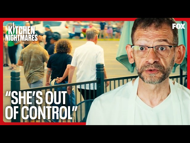 Gordon Kicks Out Enraged Server For Disrespecting His Staff | Kitchen Nightmares