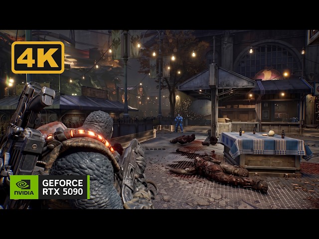 Gears of War: E-Day Multiplayer Gameplay [4K]