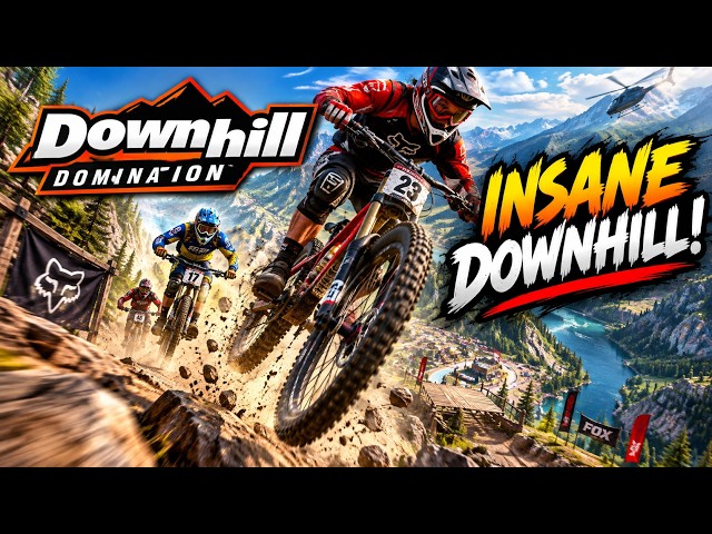 DOWNHILL DOMINATION – The Craziest Downhill Racing Game! 🔥🚴