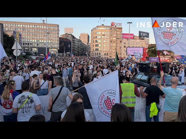 Okupljanje studenata i šetnja Beogradom pred najavljene blokade mostova