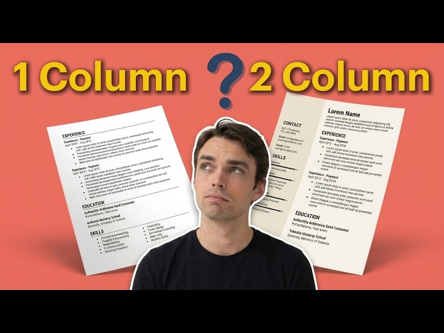 1 or 2 Columns? We Applied to 204 Jobs To Find Out