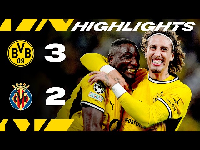 Borussia Dortmund v Villarreal CF | Highlights | UEFA Champions League