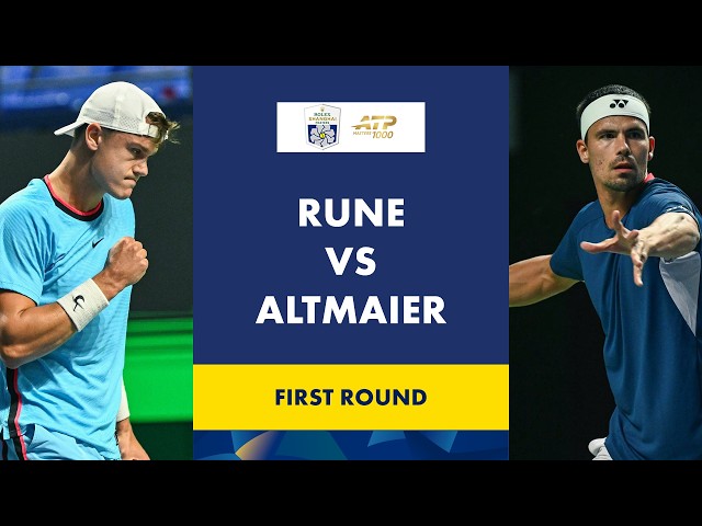 Holger Rune vs Daniel Altmaier Highlights | Rolex Shanghai Masters 2026