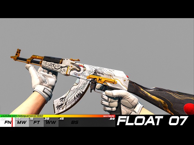 CS2 AK-47 | Crane Flight - FLOAT Comparison