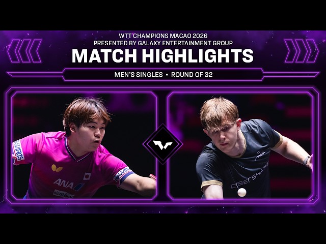 Sora Matsushima vs Tom Jarvis | MS R32 | #WTTMacao 2026