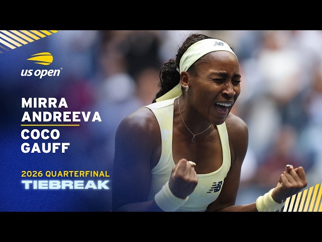 Coco Gauff Wins EPIC Second Set Tiebreak | 2026 US Open