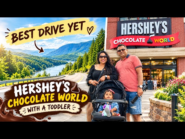 Hershey Chocolate World with a Toddler | Best Scenic Drive to Pennsylvania | Niagara Road Trip Day 4