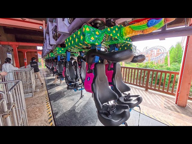 Most Intense Inverted Coaster on Earth - Soaring Dragon and Dancing Phoenix POV