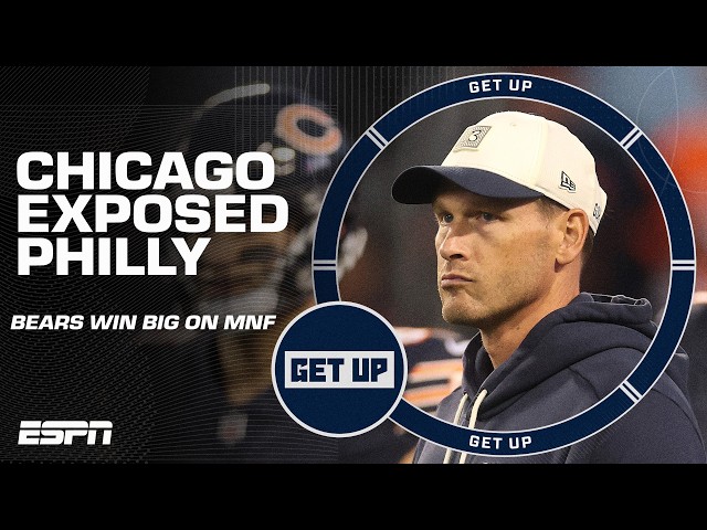 MASSIVE WIN by Case Keenum and the Bears 🐻 How Chicago EXPOSED the Eagles on MNF 😯 | Get Up