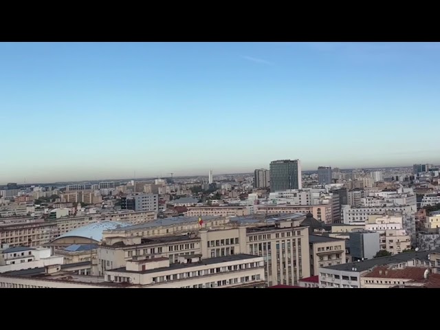 Bucharest from Above - Panoramic City View, Romania