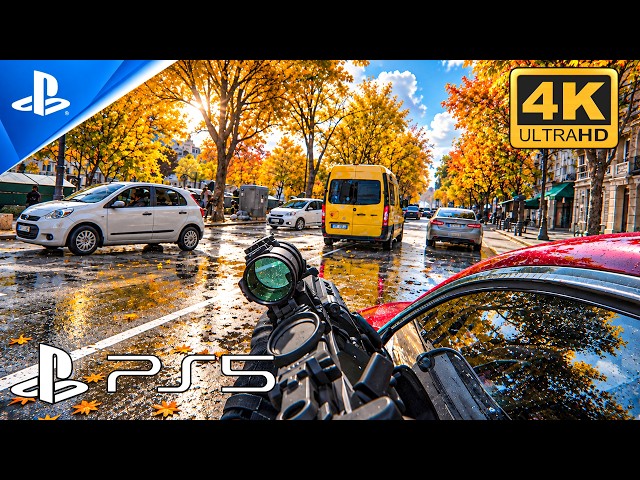 Brutal Combat and High-Speed Chase in Paris | Ultra Realistic Gameplay | Call of Duty [ 4K60 FPS ]
