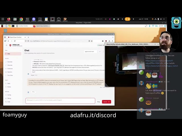 Open Claw on Raspberry Pi 5 #adafruit