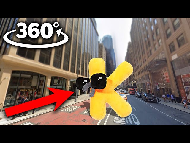 360° Alphabet Lore But It's K Finding challenge #5 | 360 Degree video