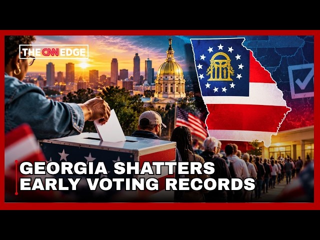 Georgia SHATTERS Early Voting Records | Governor & Senate Races in Focus | US Midterm Election |N18G