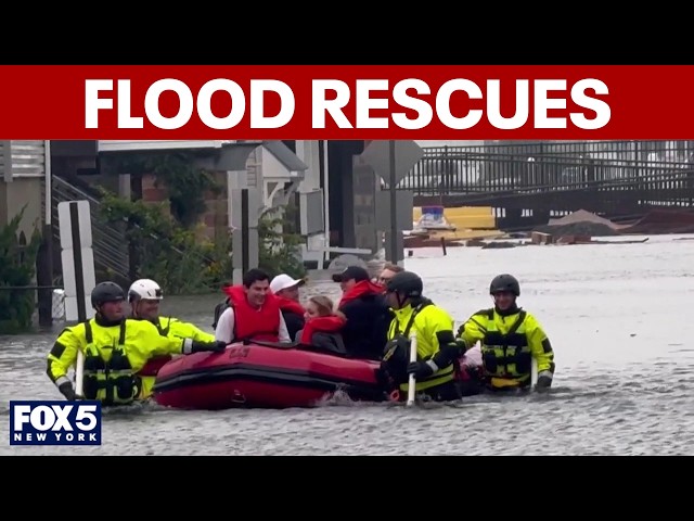 Powerful nor'easter thrashes Tri-State, dozens rescued, thousands lose power