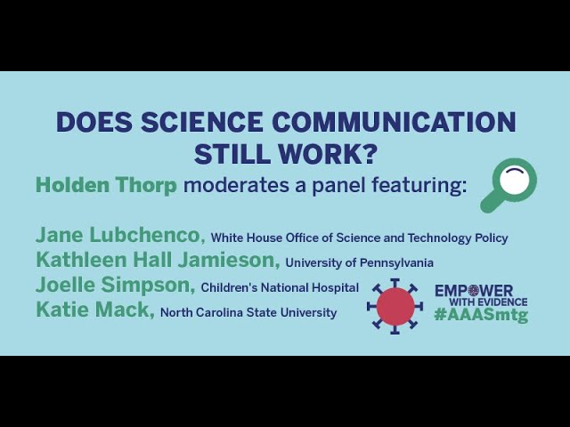 Does Science Communication Still Work?