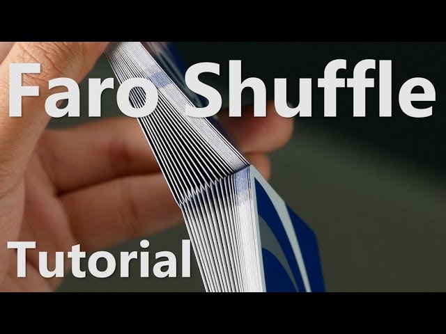 Cardistry Bootcamp - Basics / Faro Shuffle Tutorial