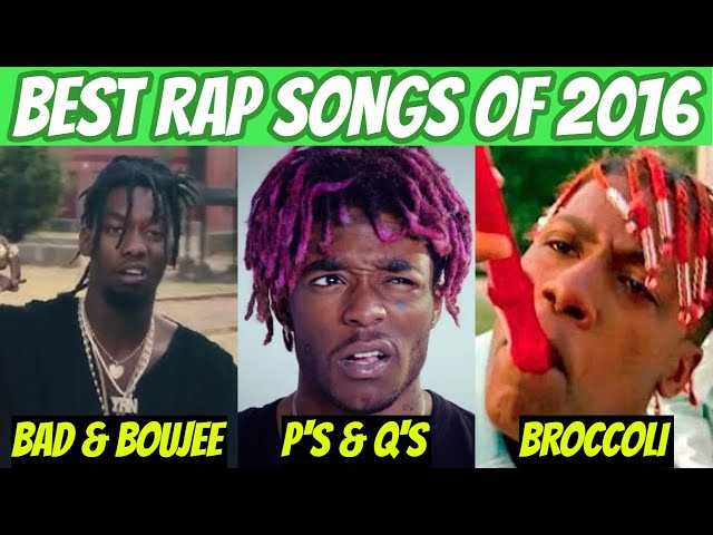Best Rap Songs of 2016! (10 Year Anniversary)
