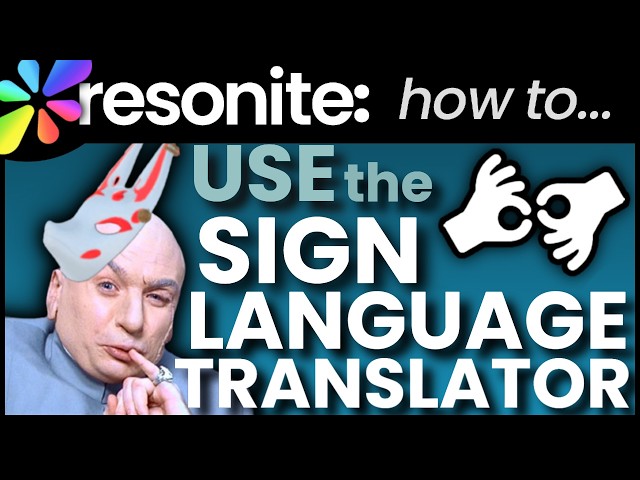 I Developed A Sign Language Translator In VR